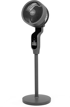 Orbegozo SF 4000 Ventilador 2 en 1 sobremesa y pie 45W aspas Sickle Blade 6 velocidades oscilación vertical y horizontal mando a distancia temporizador 12h 3 modos 107-84-60 cm silencioso estable