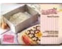 Moule en inox - rectangulaire / carré - extensible de 24x16cm à 24x29cm - hau...