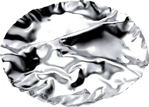 Alessi Pepa Hors-D'Oeuvre/Set Antipastiplatt 4 Abteilungen, Edelstahl 18/10 glänzend poliert, 3.5 x 34.5 x 41 cm, LC14
