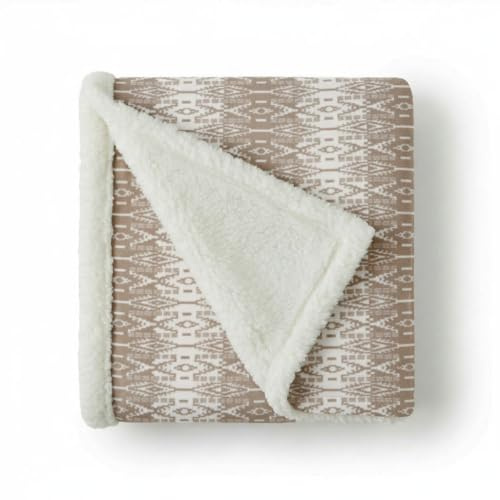 Eddie Bauer - Sherpa Throw Blanket for Couch 50x60 – Ultra Soft Reversible Fleece & Plush Sherpa Blanket, Warm Cozy Geometric Throw for Sofa, Bed, Living Room Decor