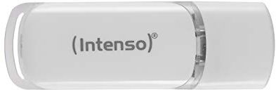 Intenso Flash Line 64 GB - Memoria USB-C - Super Speed USB 3.2 Gen 1x1, Blanco