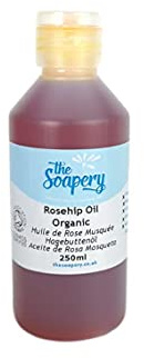 Rosehip Oil Organic 250ml - Cold Pressed, Raw, Pure, Unrefined