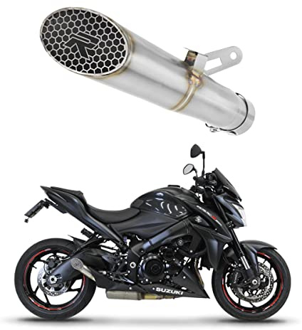 DOMINATOR Terminale di Scarico Marmitta Silenziatore GP3 compatibile con GSX - S 1000 / F 2015-2020