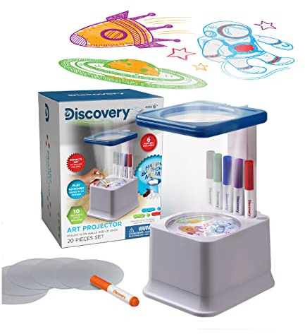Discovery- Animali Art Pojector 1303001981-Proiettore per disegnare e proiettare Immagini-per Bambini dai 6 Anni in su, Multicolore, Large, 1303001981