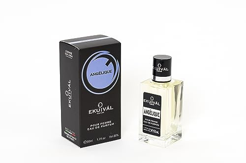 Ekuival Eau de Parfum für Damen, 50 ml, Angelique, 004, inspiriert von großen Düften