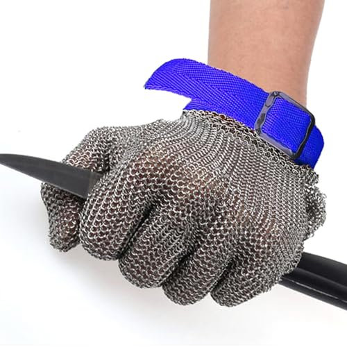 ARHEORMUH 5pcs Anti Cutting Hand Safety Gloves For Kitchen Glass Factory Universal Breathable Mandolin Gloves For Both Hands(/M)