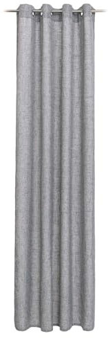Gözze Ösenschal - Anthrazit - Polyester - 140 x 245 cm - Leinenoptik