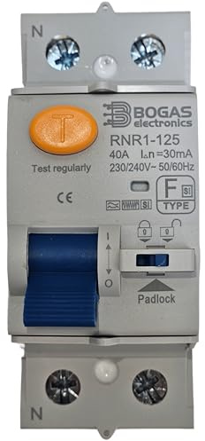 Diferencial Type F-SI |40 amperios|30mA|2 polos (N+F)| con certificaciones oficiales y C E |