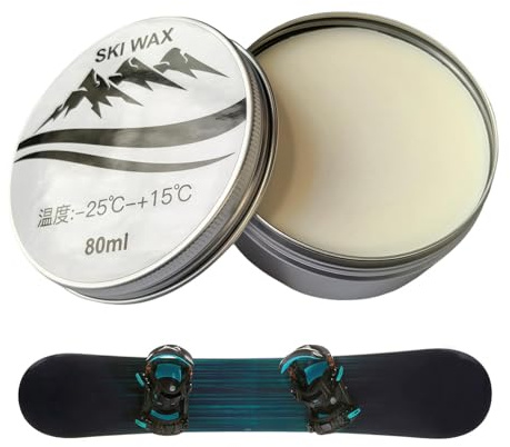 Skate Wax – 80 ml feste Ski-Speed-Paste, schnelles Gleiten, Schneesport, Skateboard-Einsatz, optimale Leistung, Schmiermittel, Winter-Freizeitwettbewerb, entworfen für Skifahren, Snowboarden