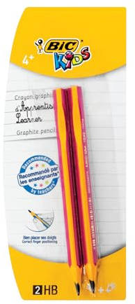 BIC Kids 919263 Bleistifte für Einsteiger, 12 Stück, Rosa