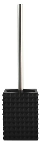 MSV Brosse WC avec Support Poyresine Kubik Noir