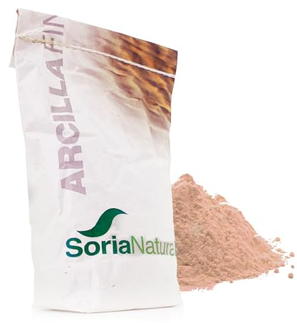 Arcilla fina roja, 1 kg, Soria Natural | Textura fina - Origen natural - Uso según etiquetado - Cuidado cutáneo