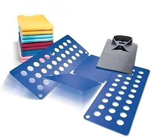 Oramics Machine à plier le linge - Bleu - Pliage facile et rapide