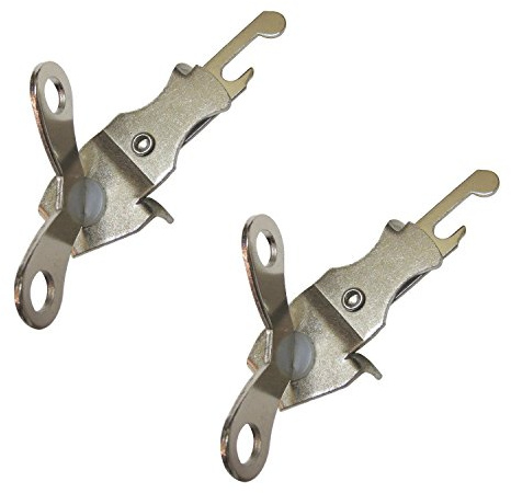 Chef Craft Set of 2 Compact Butterfly Mini Size Can and Bottle Openers, Nickel Plated Steel, 4, Silver