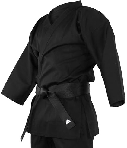 adidas Karateanzug Kampfsportanzug Bushido schwarz 180