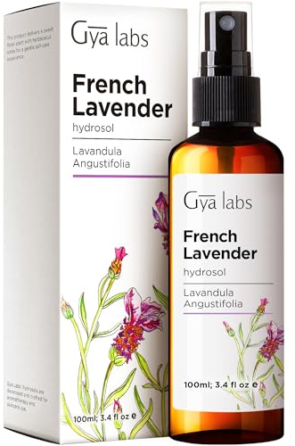 Gya Labs Lavendel Hydrosol-Spray für die Haut - Lavendel Kissenspray zum Schlafen, Rein Natürlich, Gesichts und Kissennebel, Körperspray (100 ml)