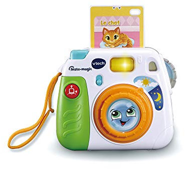 VTech - Appareil Photo Insta-Magic – Jouet Appareil Photo/1-3 Ans – Version FR 612205 Multicolore, 14 x 7,5 x 11,8 cm