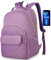 Breold 15,6 Pulgadas Mochila Portátil Mujer Mochila Ordenador Portatil para Viajes Ocio Negocios,Mochila Escolar Niñas para Estudios Universitarios