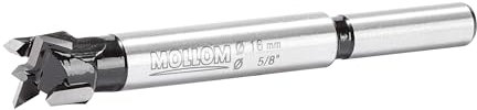 Mollom 5/8 (16mm) MèChe Forstner Pour Travail Du Bois PréCis Avec Carbure Yg8 Durable D'Une éPaisseur De 1,7 Mm, IdéAle Pour Le Bois Dur, Le Plastique, Le Contreplaqué