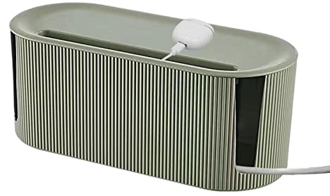 Boîte de support de prise de courant, boîte de rangement de câbles, organisateur de multiprise, organisateur de prises de grande capacité, boîte de rangement pour cacher, conteneur de câbles à usage
