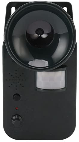 Uadme Repellente per animali randagi ad ultrasuoni Repeller per animali ad energia solare per cani randagi, protezione dell'ambiente umano, attrezzi da giardino