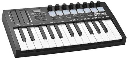 25 Tasten MIDI Keyboard Controller Professionelle Elektronische Audio Tragbare Arrangieren Strike Pad Keyboard Piano