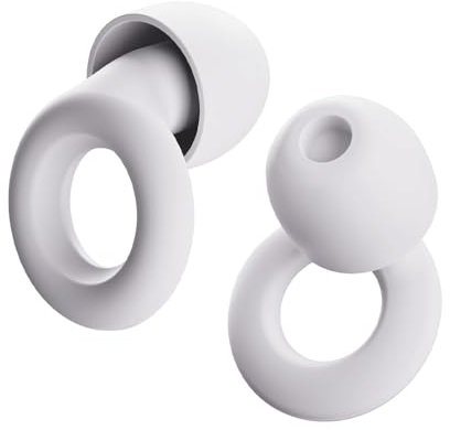 ZLEEPY® Hush Lite Earplugs for Sleep | Deep Sleep | Reduce Outside Noise | 24dB (SNR) Noise Reduction | Customisable Fit | Looped Earplugs | Good for Meditation | Portable | Support Small UK Business