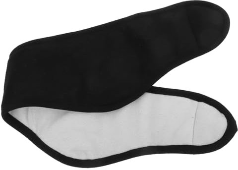 VICASKY Noise Cancelling Sleep Ear Muffs with Headband & Eye Mask - Soft Warmers for Men & Women - for Sleeping Yoga and Workouts Comfortable Black Design
