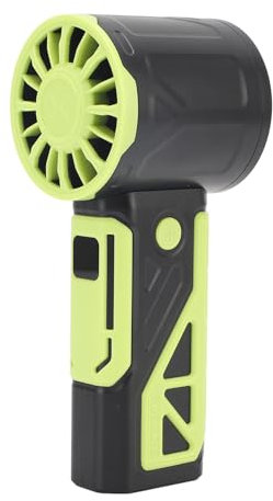 Ventilador de Mano, Mini Ventilador Portátil, Potente Ventilador USB Recargable Pequeño Ventilador de Mano Silencioso para Viajes Maquillaje Interior Al Aire Libre (verde)