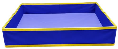 Ssguopte Plateau de Sable, 19.7x19.7x3.5 Plateaux de Sable en Tissu Pliable pour la Classe et Les Enfants, Grand Plateau sensoriel pour Les Cadeaux Noël et Les faveurs fête