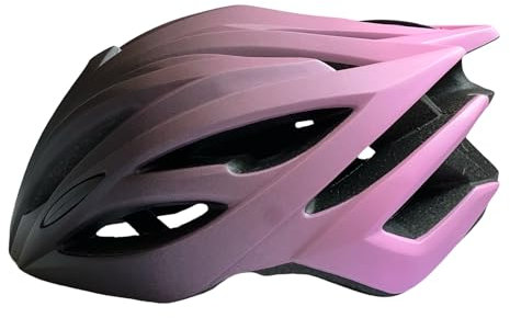 Casco da Bici Zdetgu per Adulti Ad un Certo Dimensione Regolabile 52-61 Cm Leggero Comodo per il Ciclismo su Strada dello skateboard. (Viola sfumato)