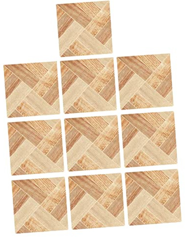 NUOBESTY Copri Mattonelle Adesivi Autoadesivi in Pvc Stile Nordico 10 Pezzi, Impermeabili e Resistenti All’olio per Cucina e Soggiorno Moderni