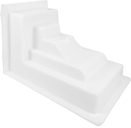 Toyvian Moule à Ciment pour Colonne Romaine en Béton Décoratif pour Villa Européenne, Moule Plastique Léger 30 Cm pour Coulée sur Place, Construction Et Décoration Extérieure