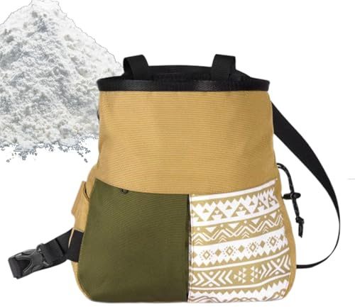 Gym Magnesiabeutel - Magnesiabeutel Mit Großem Fassungsvermögen Für Klettern - Weite Öffnung Auslaufsicher Magnesiumbeutel Für Outdoor Sport Indoor Fitness Krafttraining Bouldern Tennis Baseball