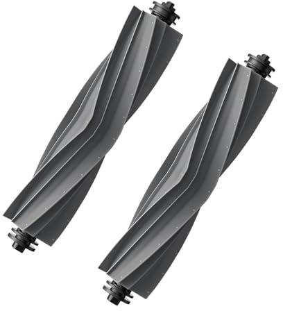 Set di 2 accessori per spazzola principale per robot aspirapolvere Dreame X40 Ultra/X40 Master/L40 Ultra/D10 Plus Gen 2/D20 Ultra/L10s Ultra/L10s Ultra Gen 2/L10s Ultra Gen 3, spazzola in gomma di
