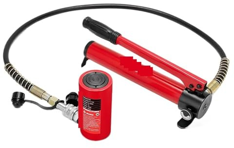 Martinetto idraulico tipo lungo RC-10100 Cilindro idraulico con pompa idraulica CP-180(CP-180 with gauge)