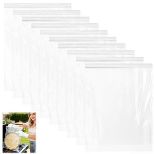 10 Pcs Oven Cleaner Bags for Racks, Reusable Oven Rack Cleaning Bags, 50x70cm, No Scrub, Suitable for Most Types of Oven Racks