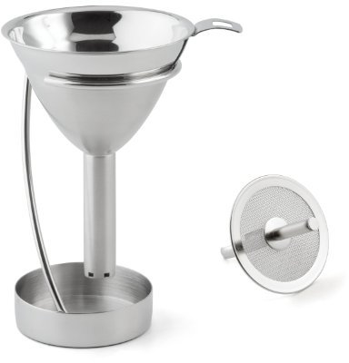 Weis 16067 Entonnoir Décanteur Acier Inoxydable Argent 8,5 x 8,5 x 15 cm