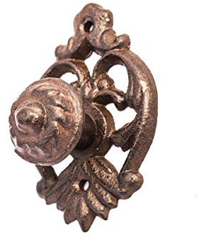 antikas – Pomello – Pomello esche per cancello da giardino, Maniglie per porte di casa, stabile in ghisa