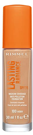 Rimmel Lasting Radiance, 100 Ivory, 30 ml (Pack of 1)