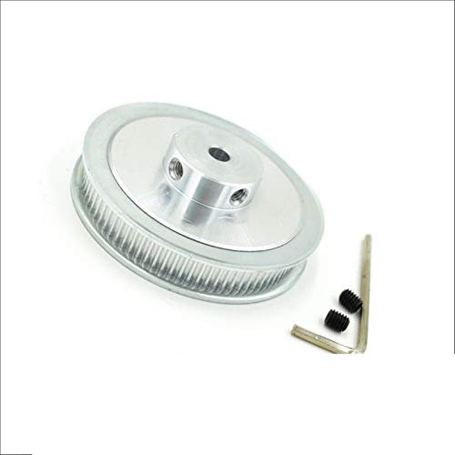 ZHaonan-zahnriemenscheibe 120 Zähne 2gt Timing Riemenscheibe, Bohrung 6-25mm, Fit W = 6 / 10mm 2GT Synchronriemen, 120T 120teeth GT2-Riemenscheibe 3D-Drucker 120-2GT Genaue Größe