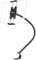 KFZ oder LKW Sitzschienen Tablet Halterung, Auto Boden Tablet Handyhalter mit Metall Schwanenhals für iPad Pro 9,7, 10.5, 11 Air Mini 5 4 3 2, Galaxy Tabs, iPhone, 4-11 Handys und Tablets