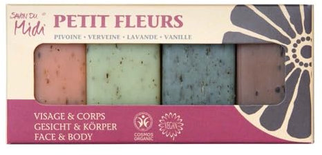 Savon du Midi Gästeseifen, Petit Fleurs, 4x20g (1)