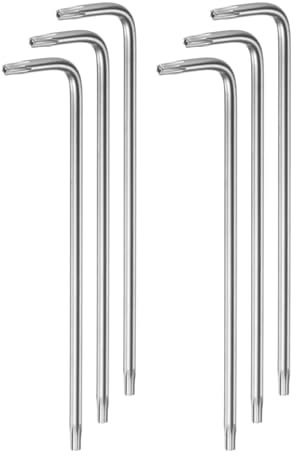 QUARKZMAN 6uds Torx Hexagonal Llave, T10 Alto Carbono Acero L Forma Estrella Hexagonal Llave Corto Brazo Manipulación Llave para Automoción Césped Equipo y Motor Refacción