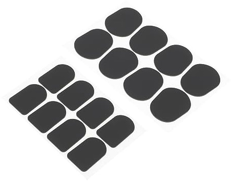 Toyvian 96stücke Saxophon Zahnschutz Hochwertige Mundstück-pads Für Alto Und Tenor Saxophon Komfortable Zahnpolster Für Musiker Runde Und Quadratische Formen