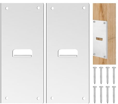 Pasimy 2 Pcs Mail Post Extender Bracket for 4x4 Wooden Post Fence Post Extender Stainless Steel Heavy-Duty Brackets for Extending Reinforce Posts Post Mender Tools for Fence Pool Porches and Mailbox