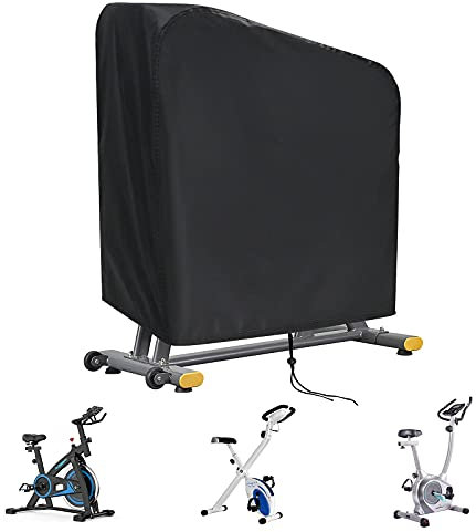 ZYHNNKL Housse de vélo d'exercice Vertical d'intérieur – Housse de vélo Stationnaire couchée imperméable