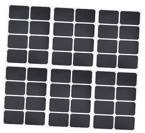 SHINEOFI 10sheets PVC Erasable Chalkboard Stickers for Kitchen Jars Removable for Organizing Bottles and Canisters for Pantry and Classroom Use
