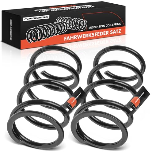 Frankberg 2x Muelles de Suspensión Eje trasero Compatible con RAV 4 II A2 2.0L 2000-2005 Replace# RD6507