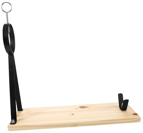 MAGICLULU Ham Holder Storage Rack Spanish Ham Stand Knife Holder for Home Desktop